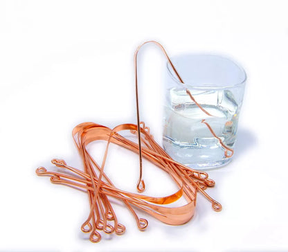 Tounge Cleaner Copper Metal Ayurvedic Scraper
