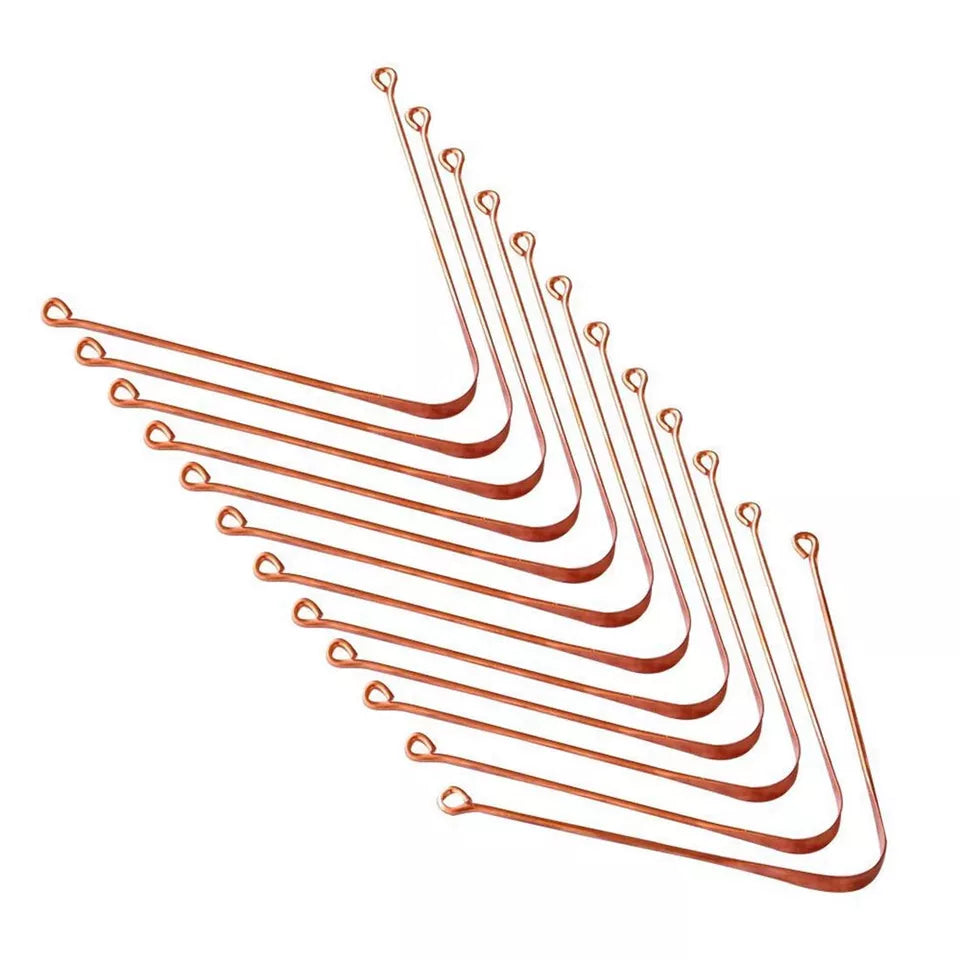 Tounge Cleaner Copper Metal Ayurvedic Scraper